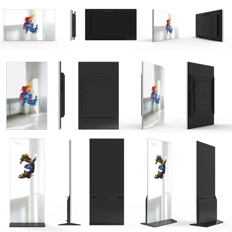 壁掛/立式 鏡面廣告機 電容鏡面觸摸一體機